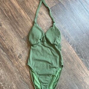 Vix Paula Hermanny Halter One-Piece Swimsuit